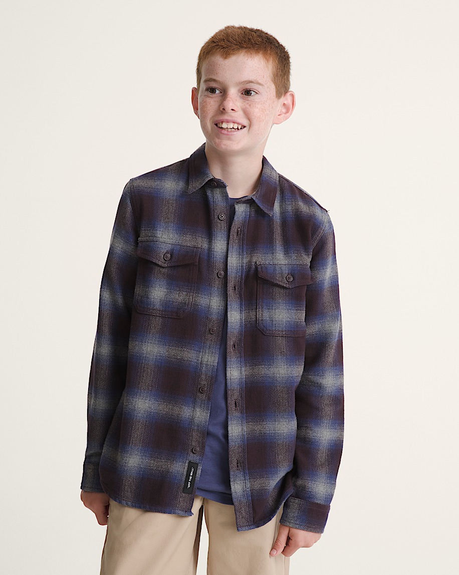 kids bixby plaid flannel shirt
