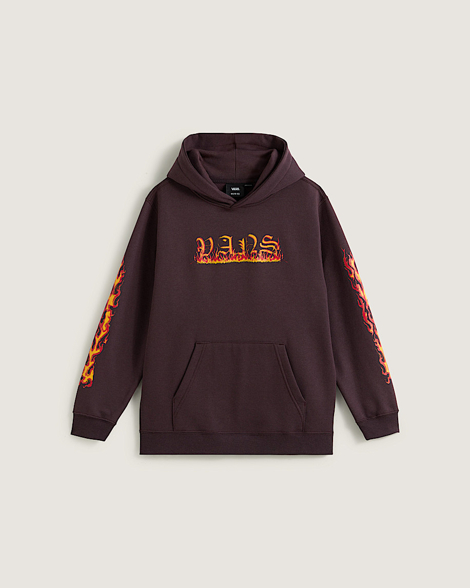 kids vans inferno pullover hoodie