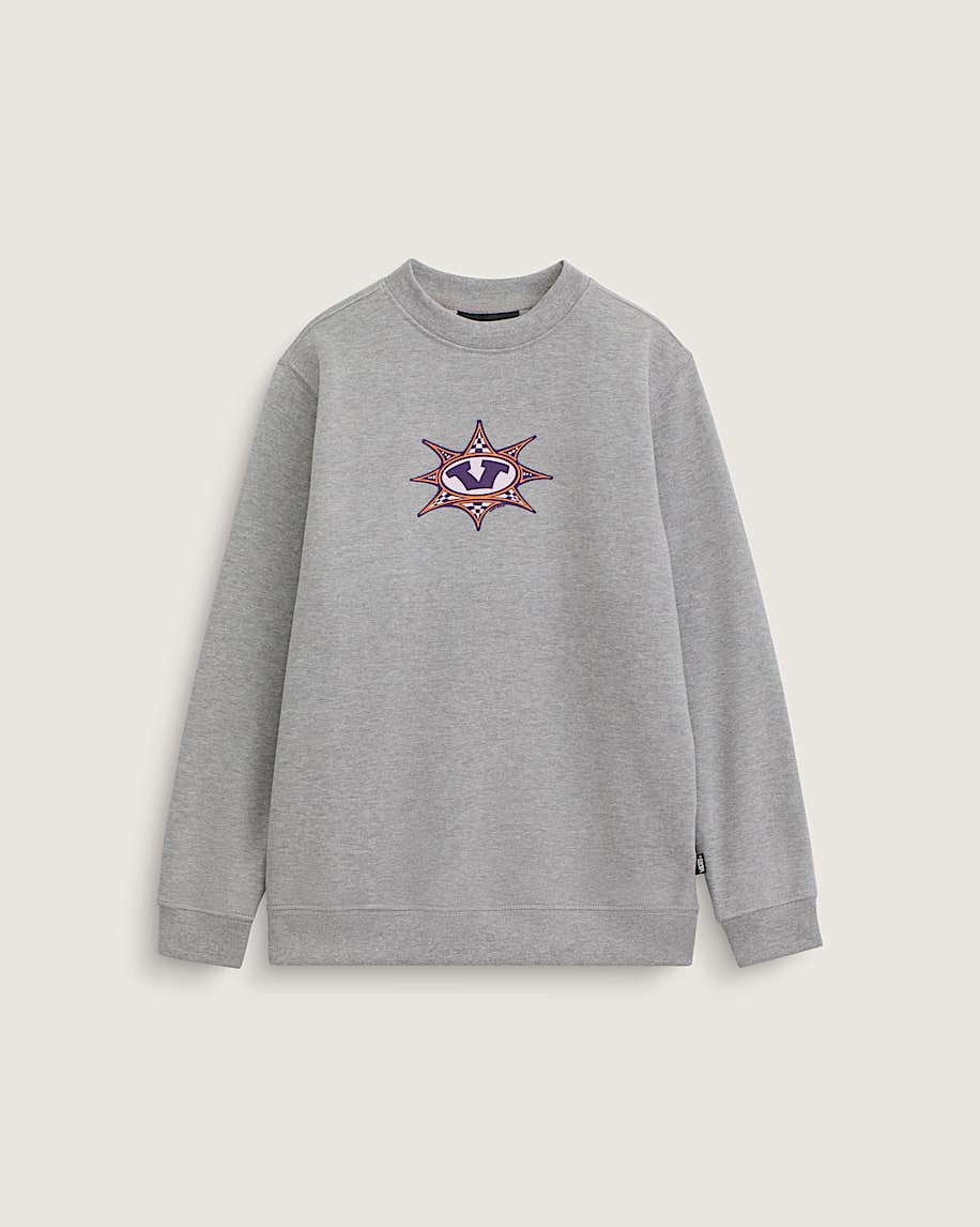 kids star checker crew sweatshirt