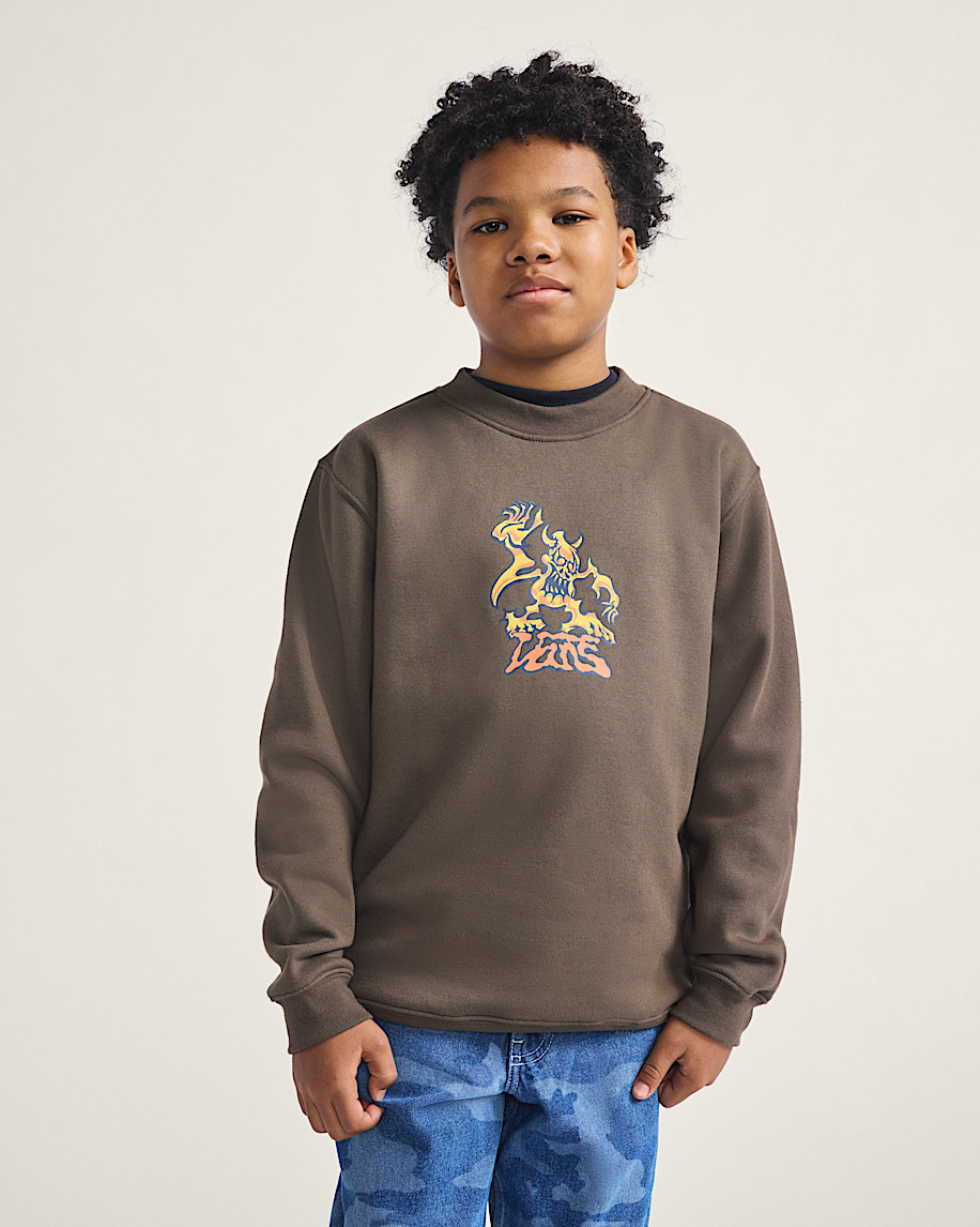 kids goblin step crew sweatshirt