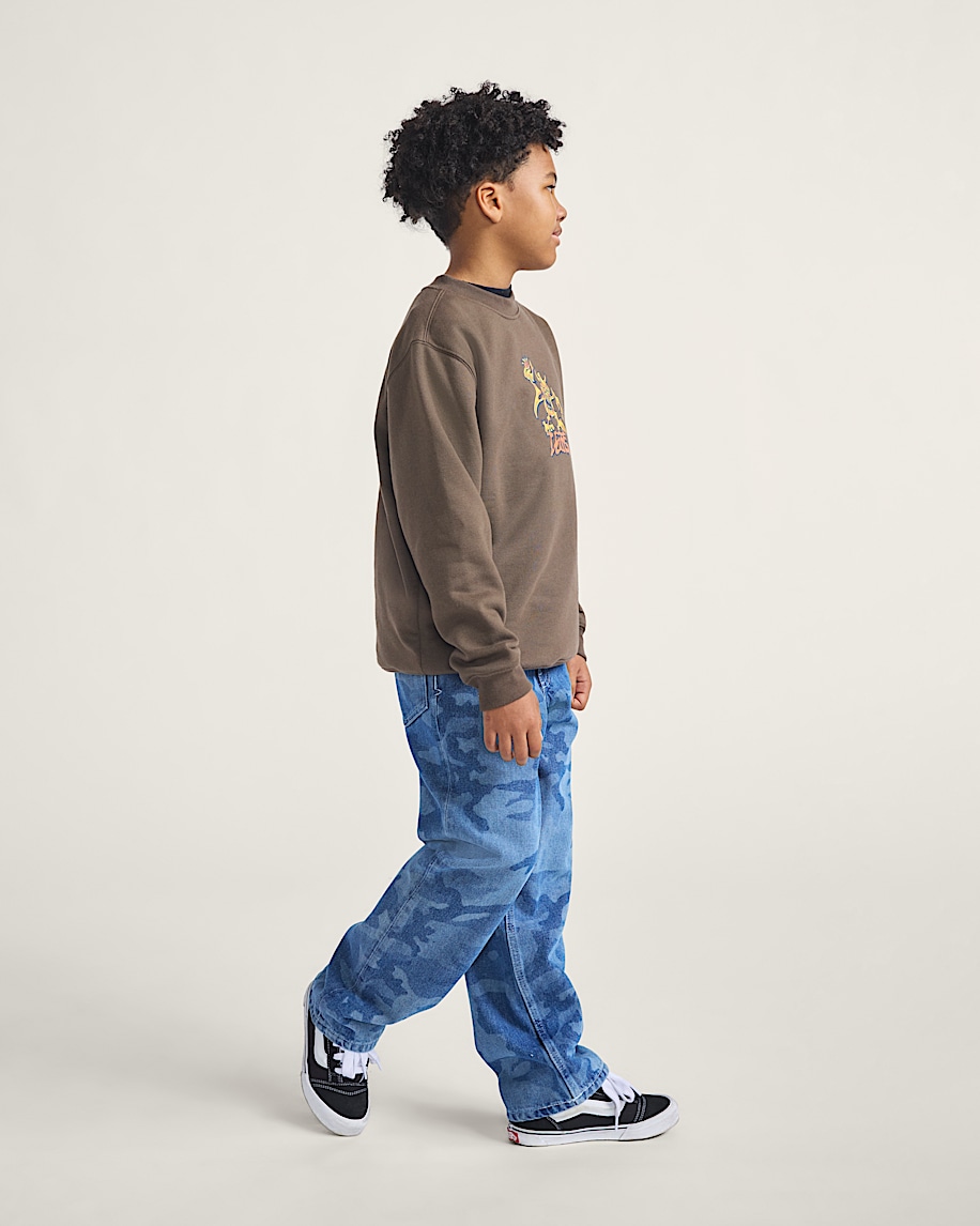 kids goblin step crew sweatshirt