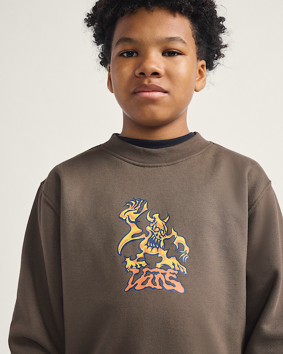 kids goblin step crew sweatshirt