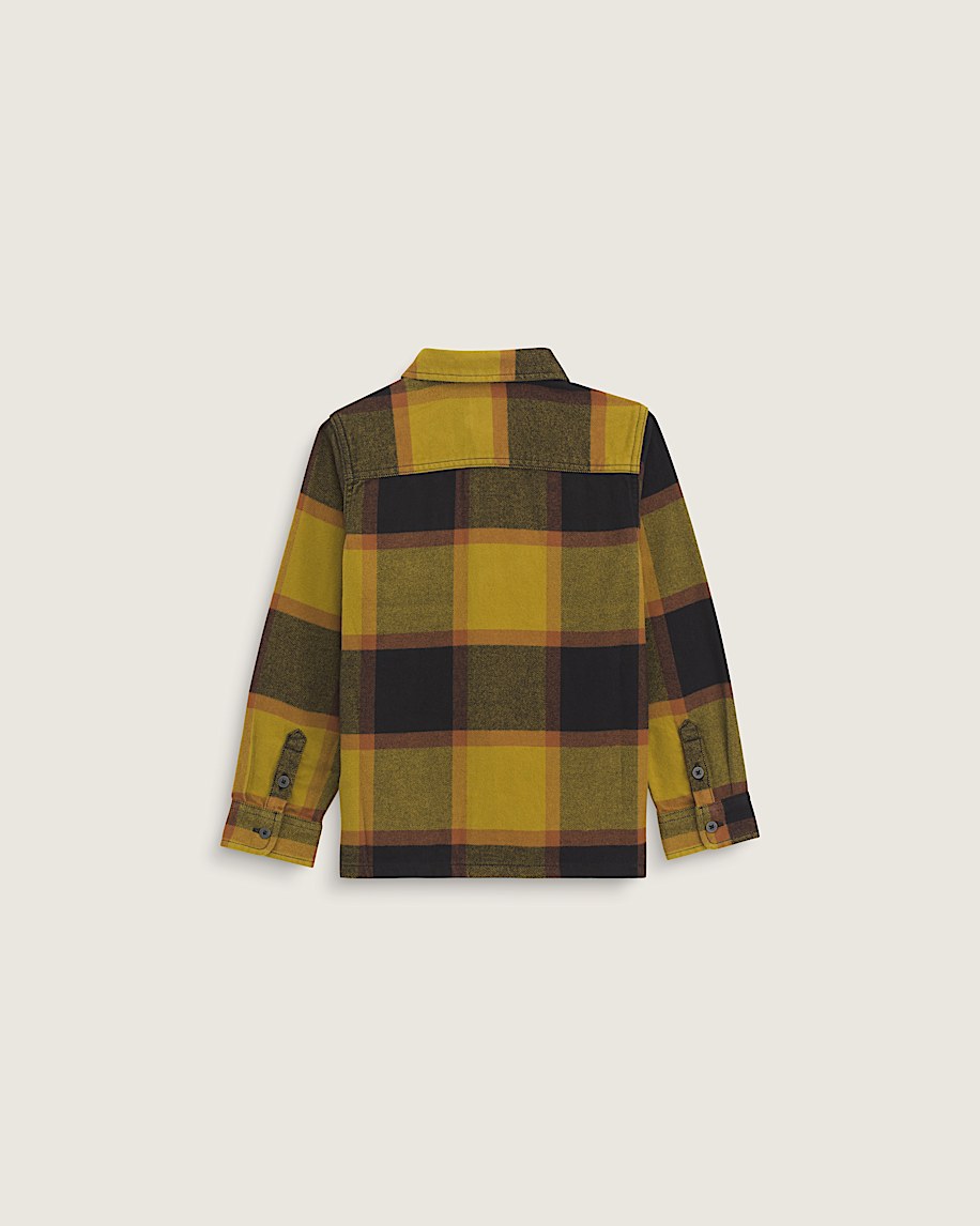 little kids larkspur plaid flannel shirt