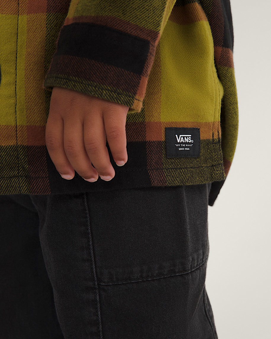 little kids larkspur plaid flannel shirt