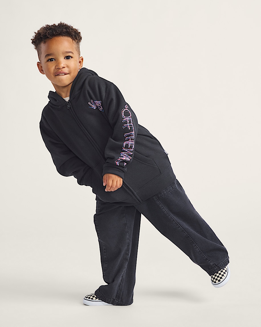 little kids scribbled past zip hoodie