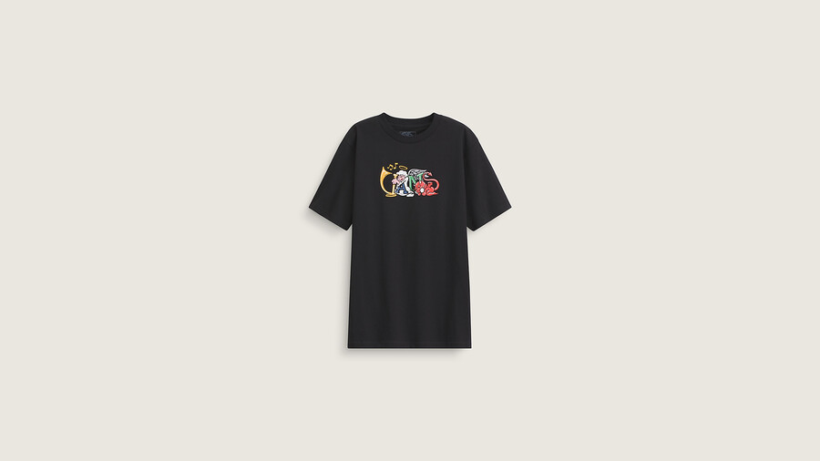 little kids vans good baddy halloween t-shirt