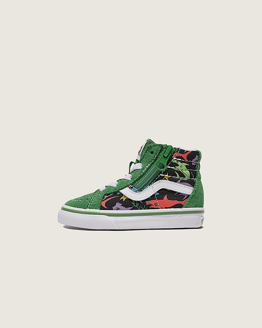 toddler sk8-hi reissue side zip shark shoe