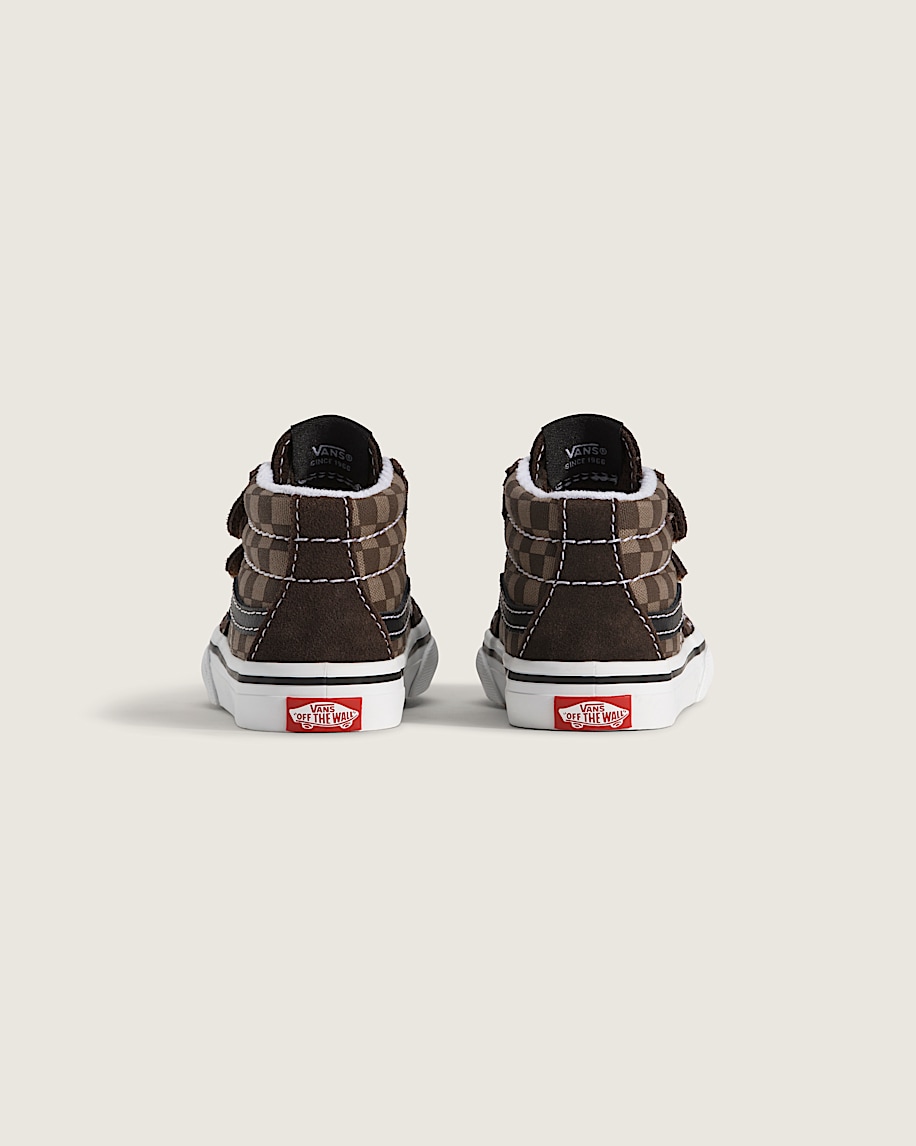 toddler sk8-mid v checkerboard shoe