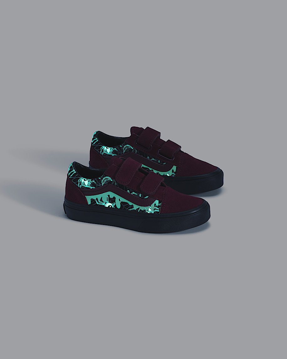 little kids old skool v halloween shoe