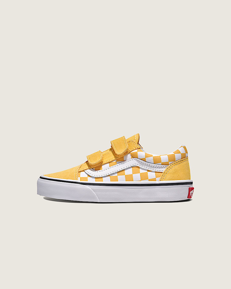 big kids old skool v checkerboard shoe