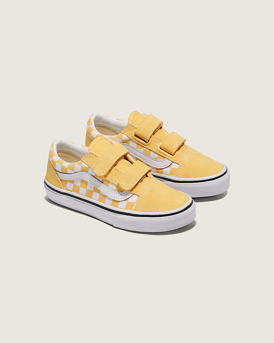 big kids old skool v checkerboard shoe