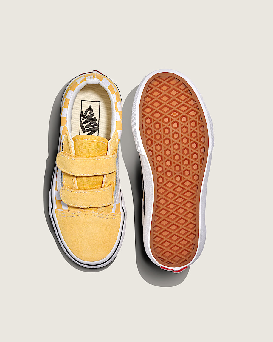 big kids old skool v checkerboard shoe