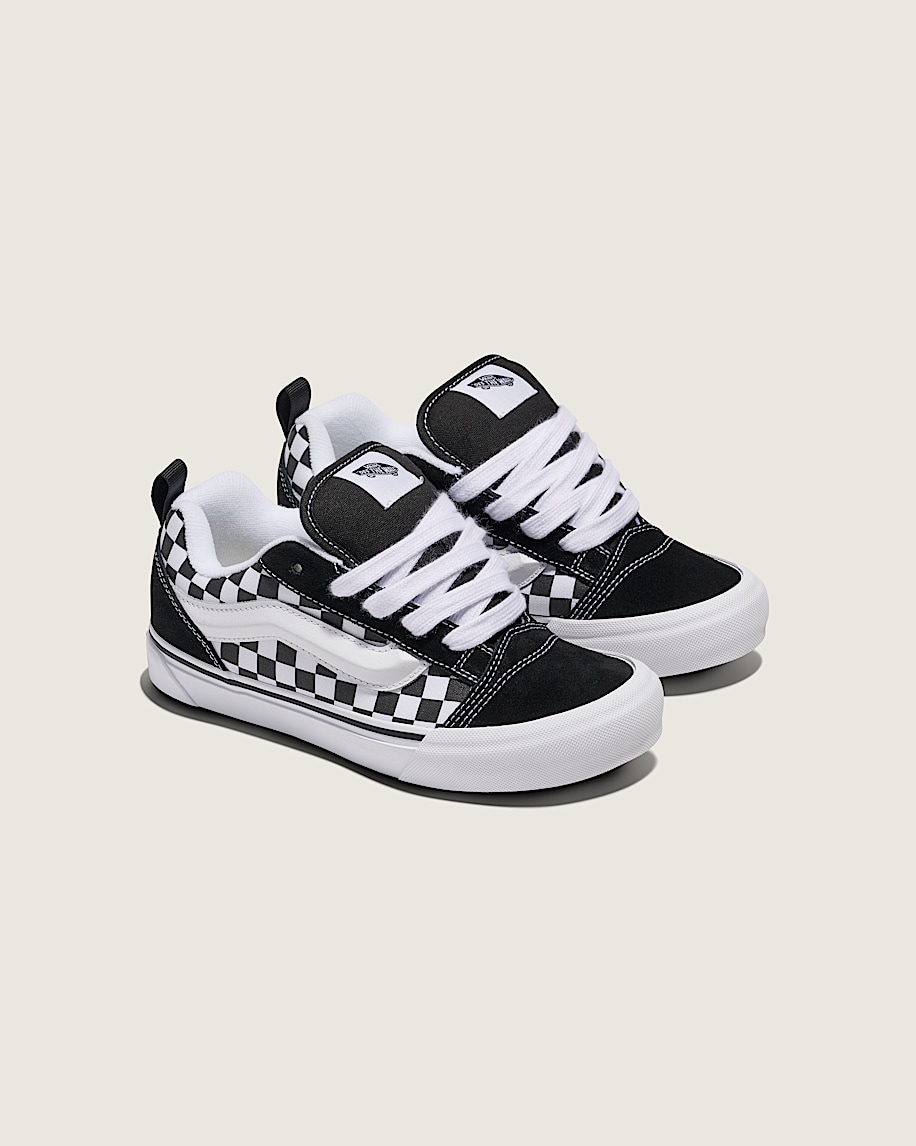 little kids knu skool checkerboard shoe