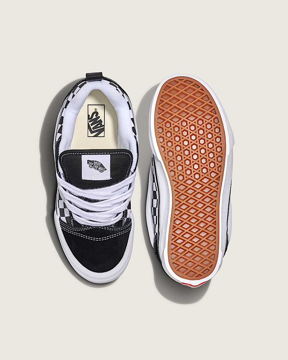 little kids knu skool checkerboard shoe