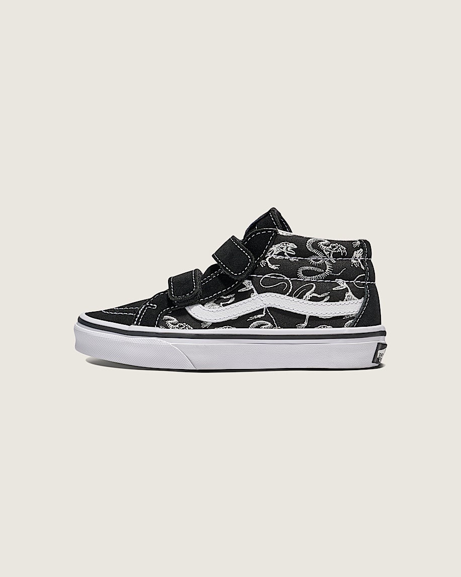 little kids sk8-mid reissue v skeleton shoe