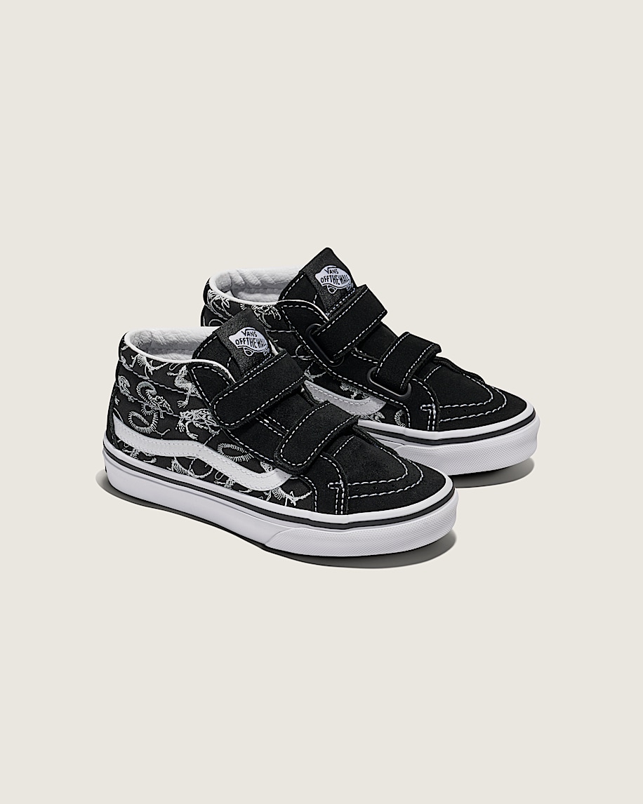 little kids sk8-mid reissue v skeleton shoe