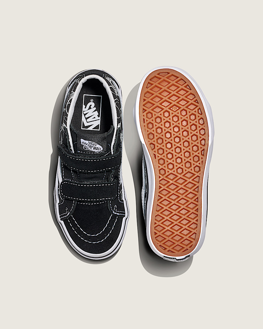 little kids sk8-mid reissue v skeleton shoe