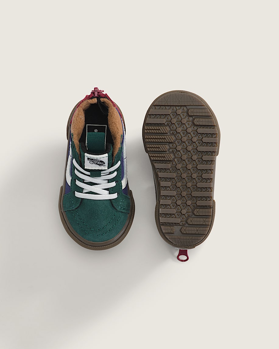 toddler sk8-hi zip water resistant gum shoe