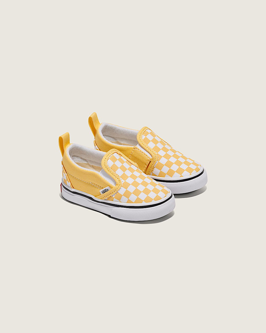toddler classic slip-on v checkerboard shoe