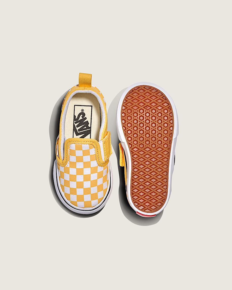 toddler classic slip-on v checkerboard shoe