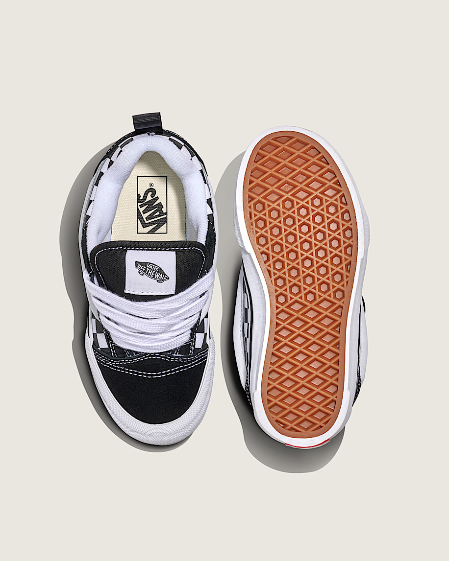 big kids knu skool checkerboard shoe