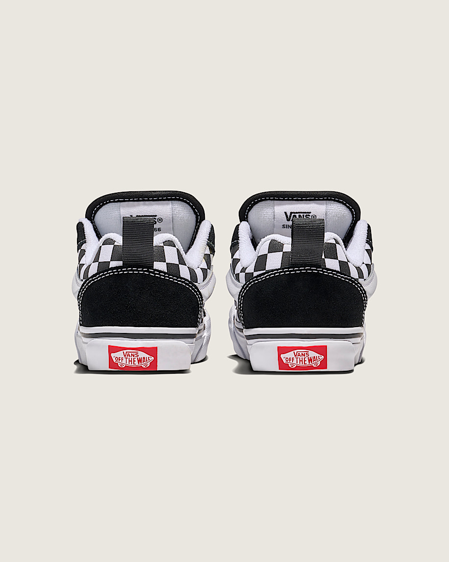big kids knu skool checkerboard shoe