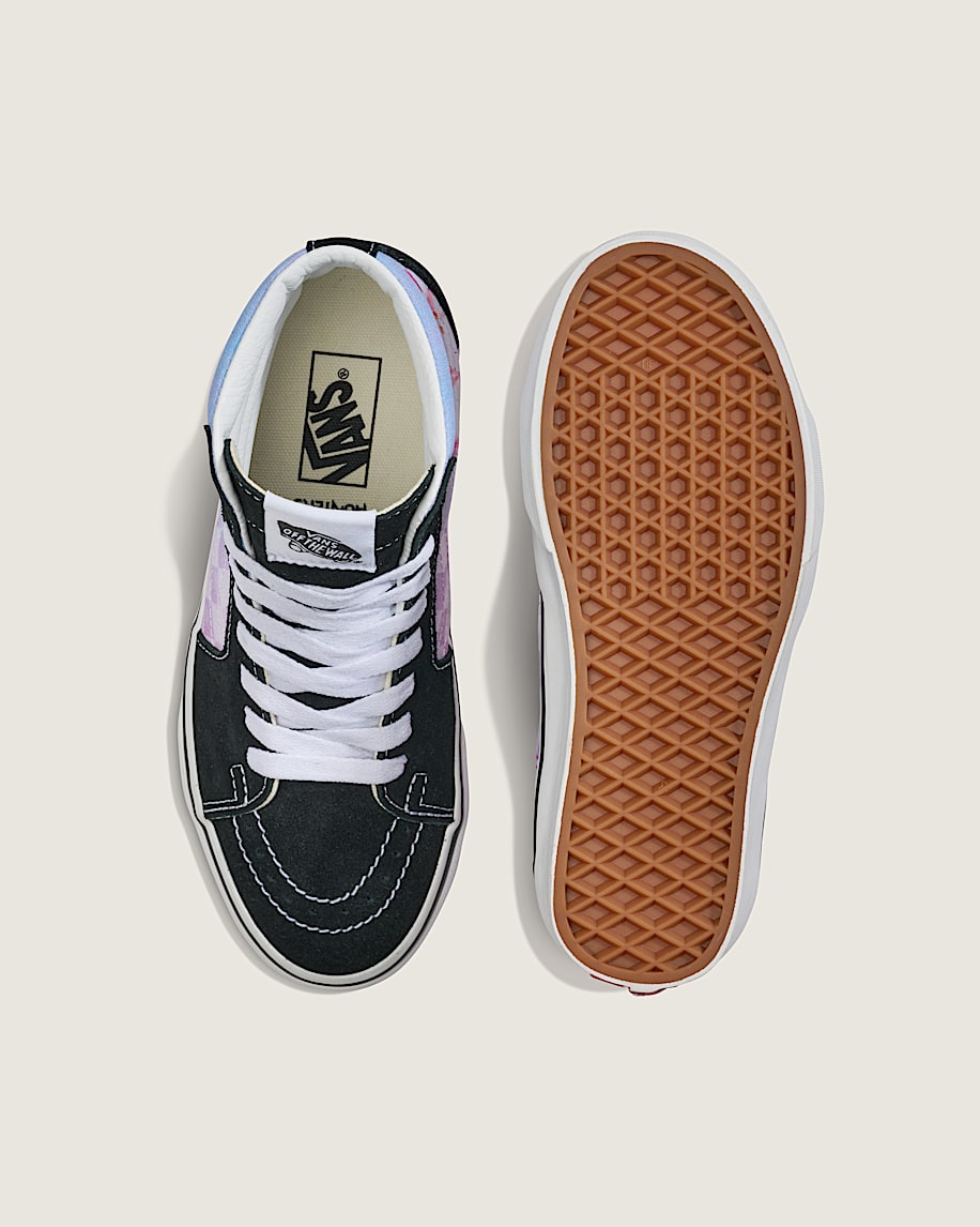 kpop demon hunters x vans big kids sk8-hi shoe