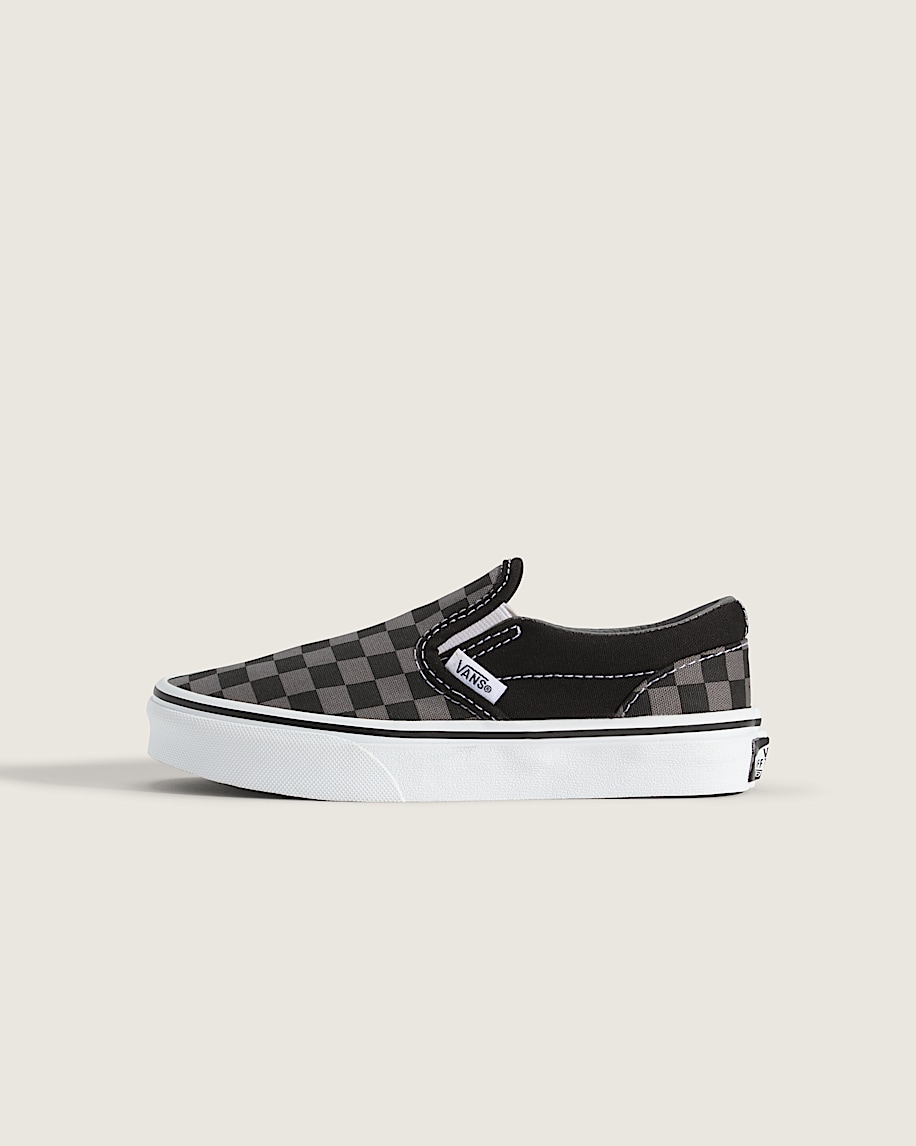 little kids classic slip-on checkerboard shoe