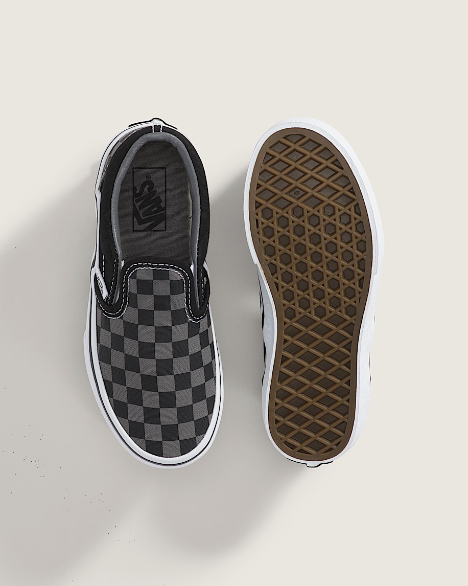 little kids classic slip-on checkerboard shoe