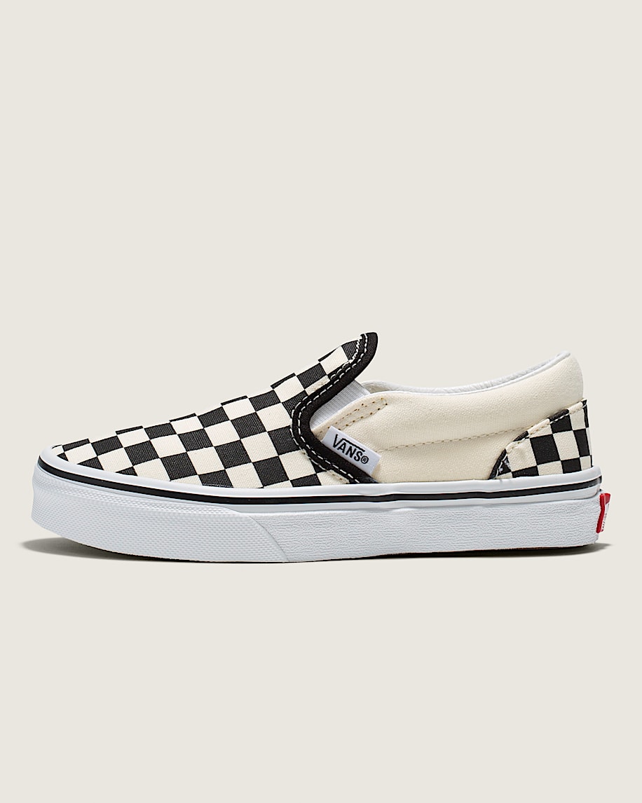 little kids classic slip-on checkerboard shoe
