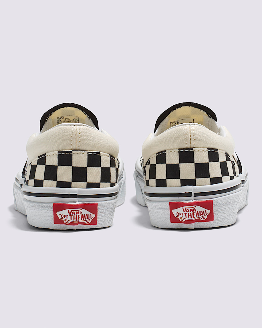 little kids classic slip-on checkerboard shoe