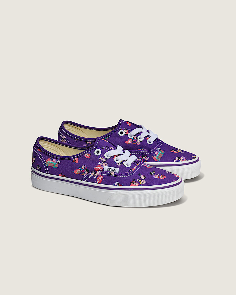 kpop demon hunters x vans big kids authentic shoe