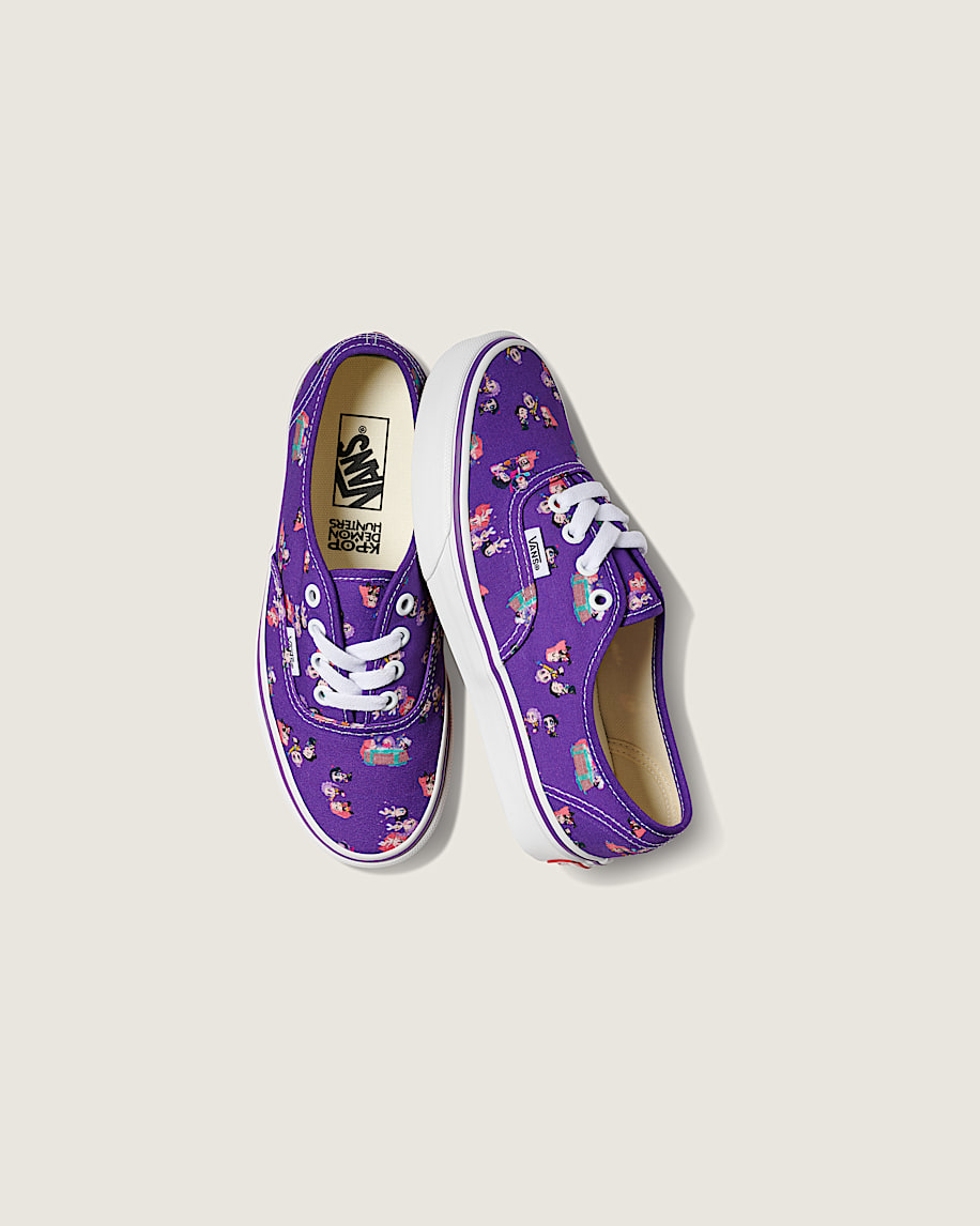 kpop demon hunters x vans big kids authentic shoe