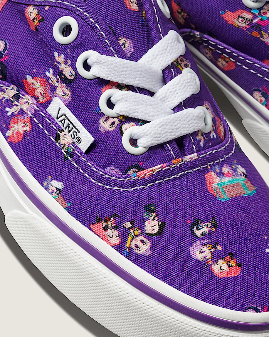kpop demon hunters x vans big kids authentic shoe