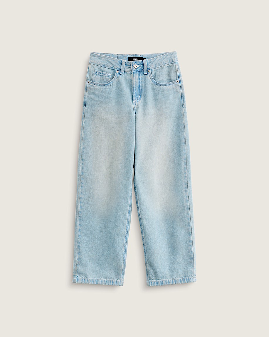 kids sirelle denim puddle pants