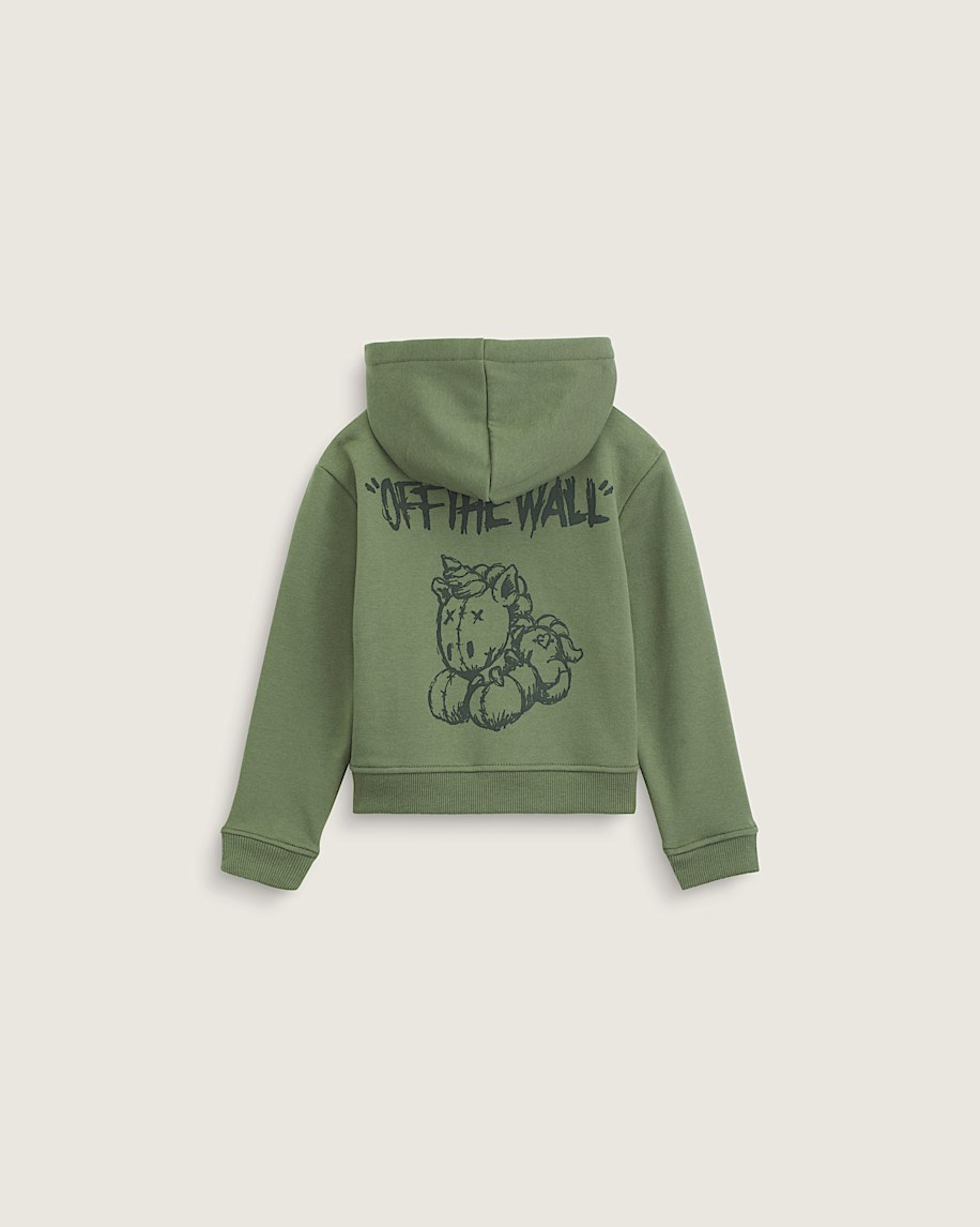 little kids unicorn zip hoodie