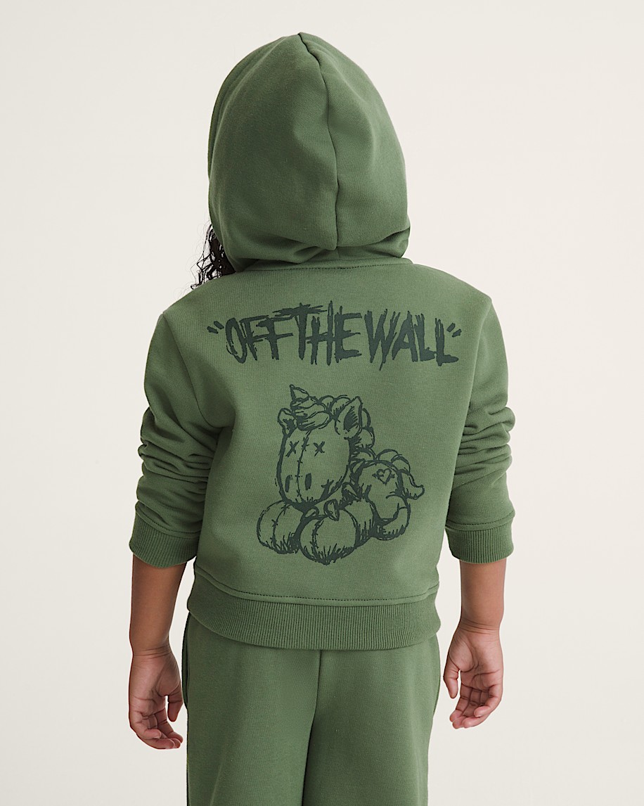 little kids unicorn zip hoodie