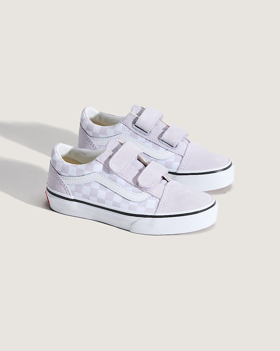 little kids old skool v checkerboard shoe