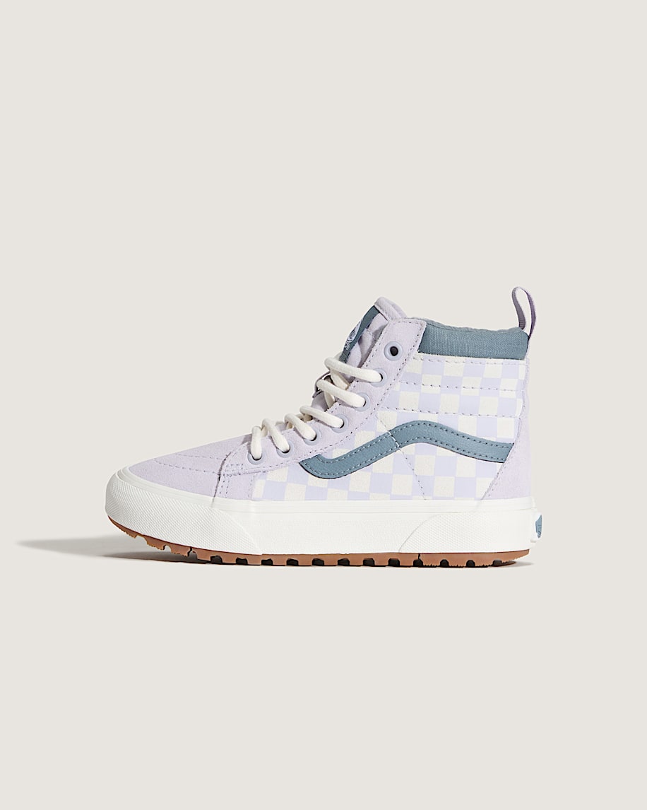 little kids sk8-hi water resistant checkerboard shoe