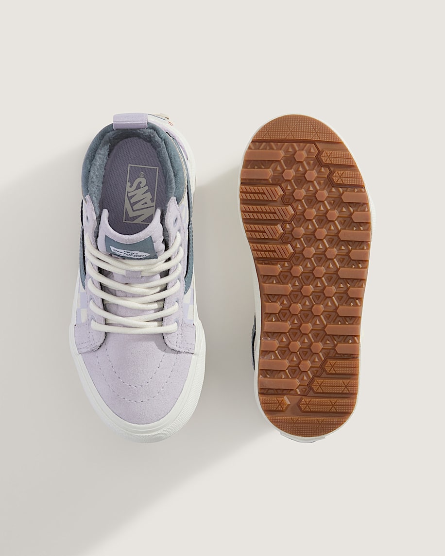 little kids sk8-hi water resistant checkerboard shoe