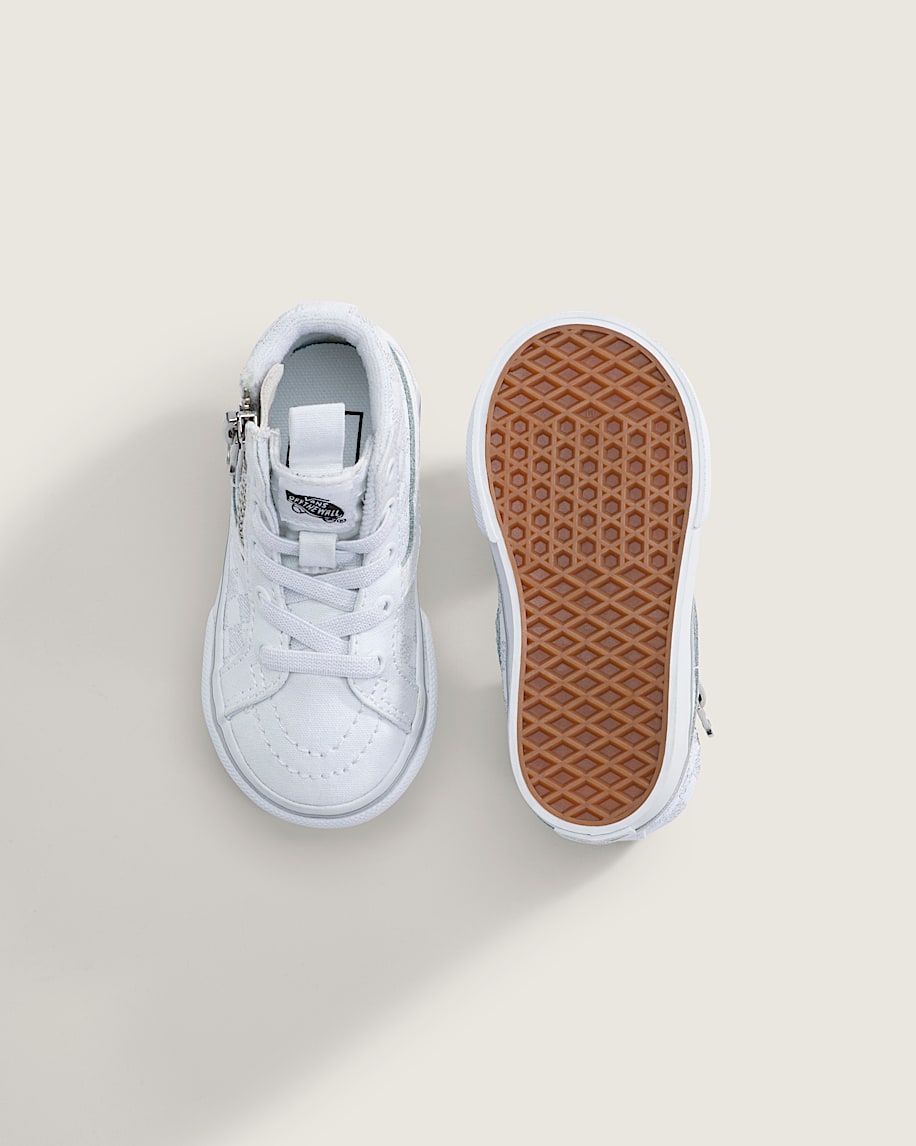 toddler sk8-hi side zip checkerboard shoe