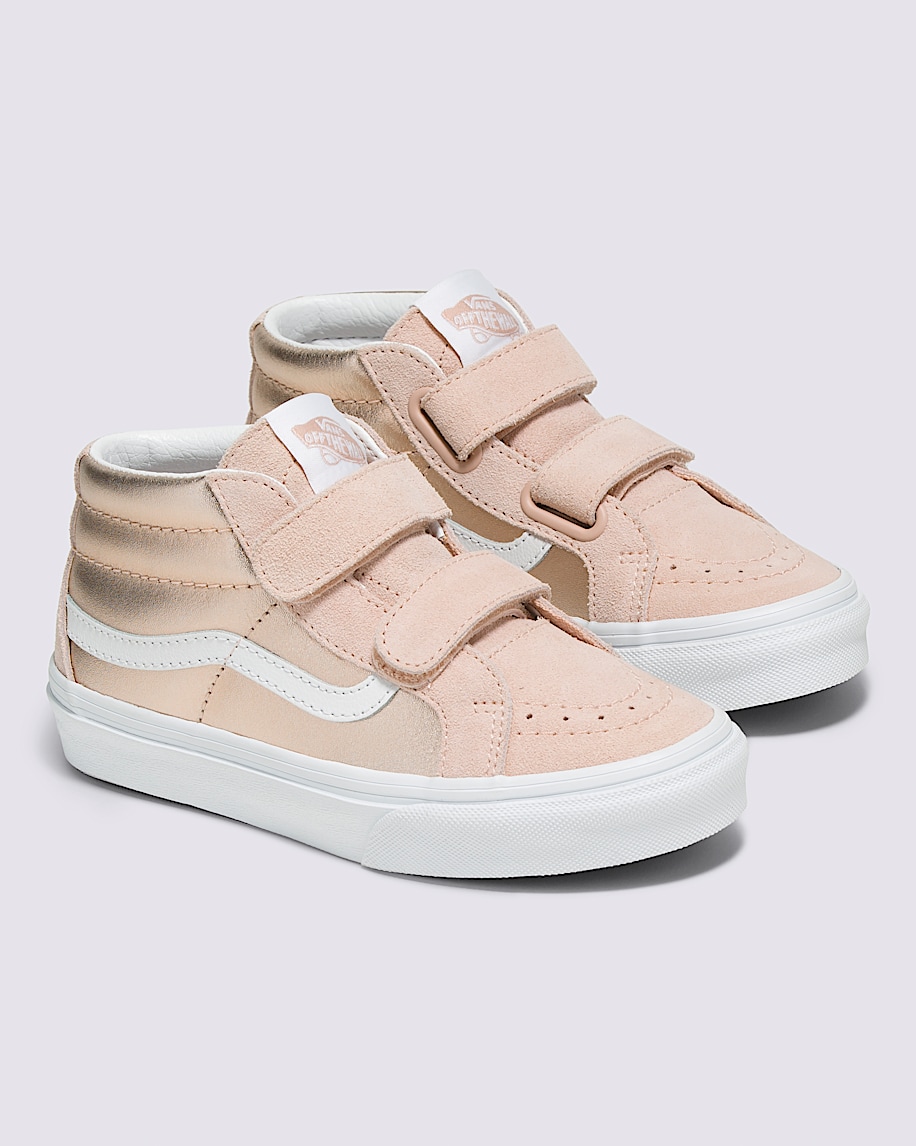 little kids sk8-mid reissue v metallic shoe