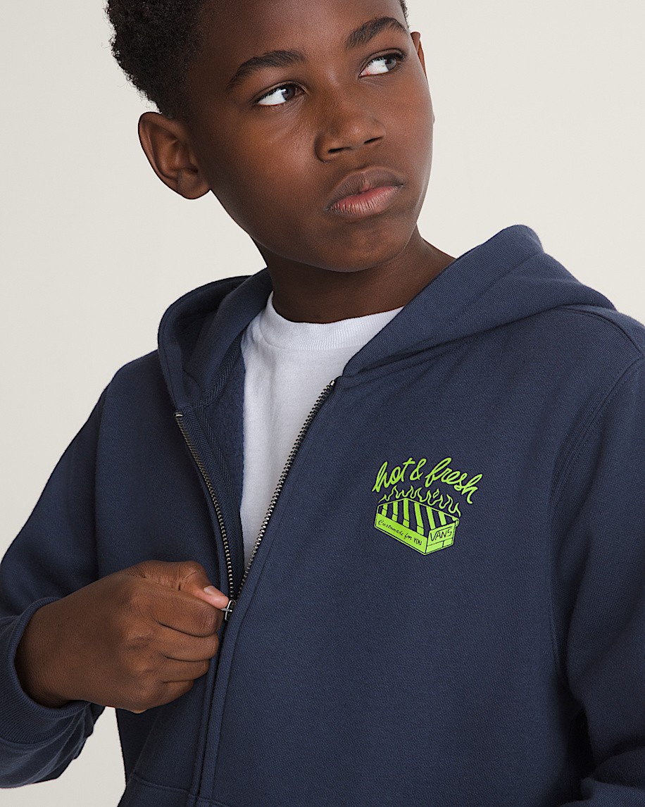 kids hot and fresh full zip sweatshirt
