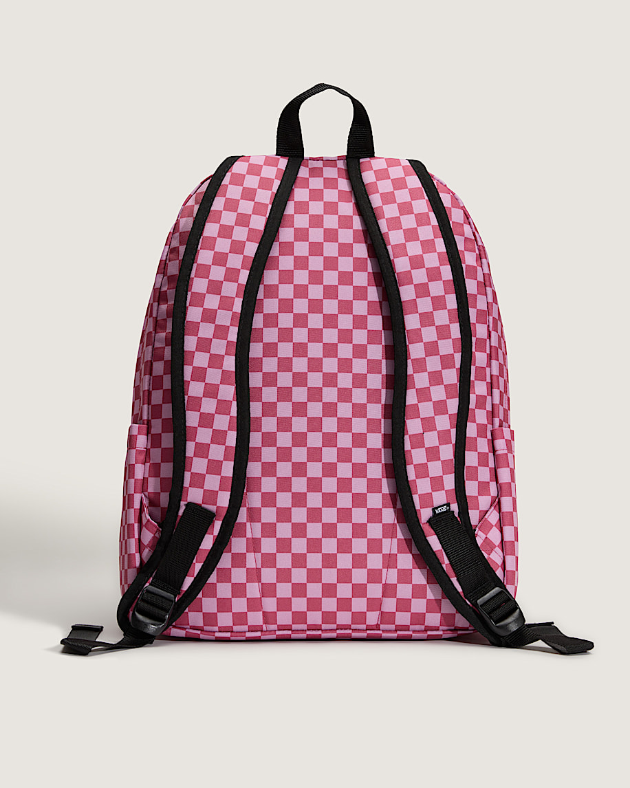 old skool checkerboard backpack