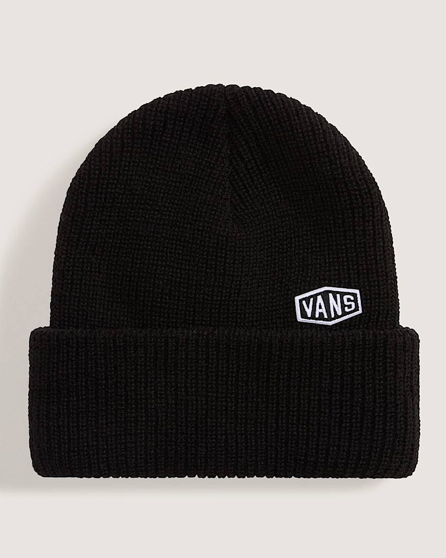 hex patch cuff beanie