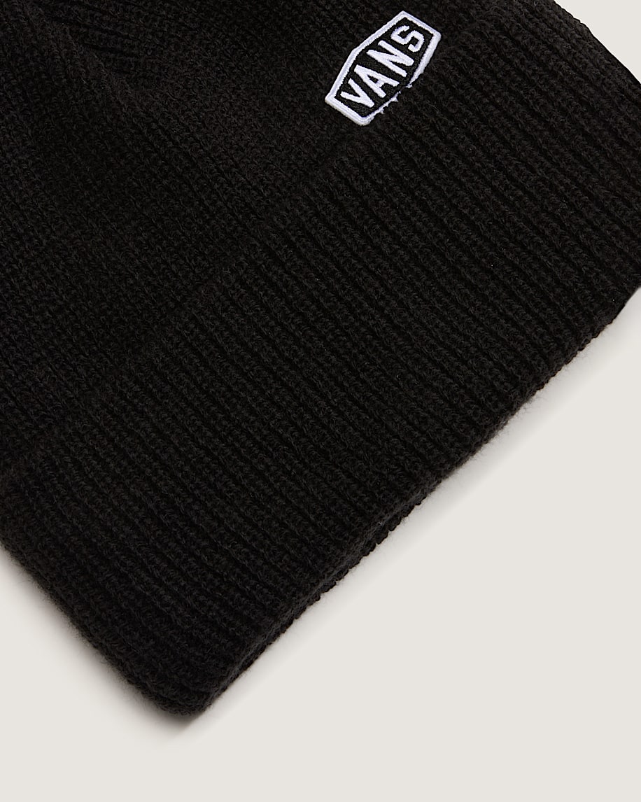 hex patch cuff beanie