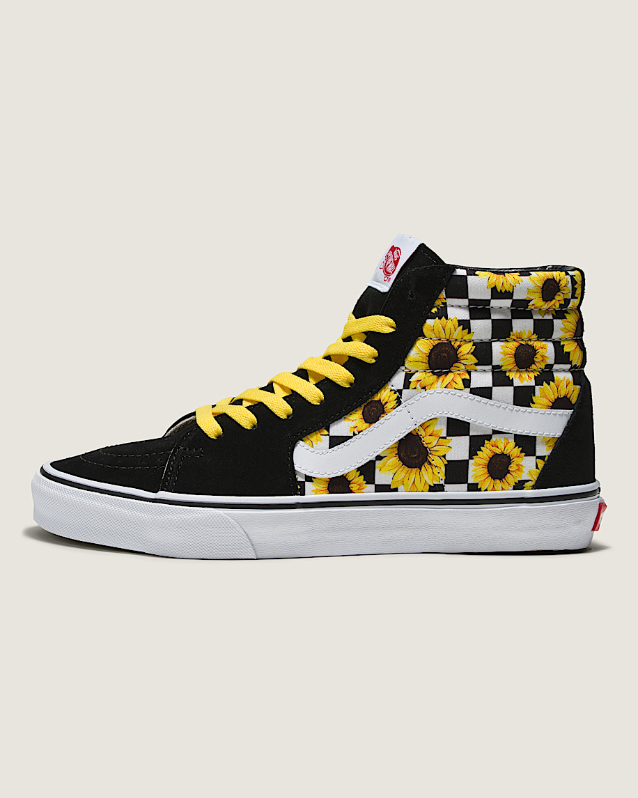 customs sk8-hi checkerboard shoe