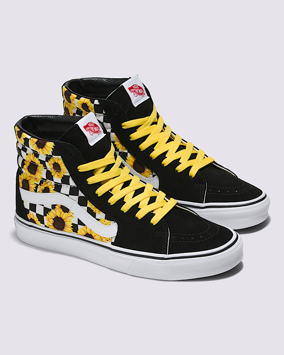 customs sk8-hi checkerboard shoe