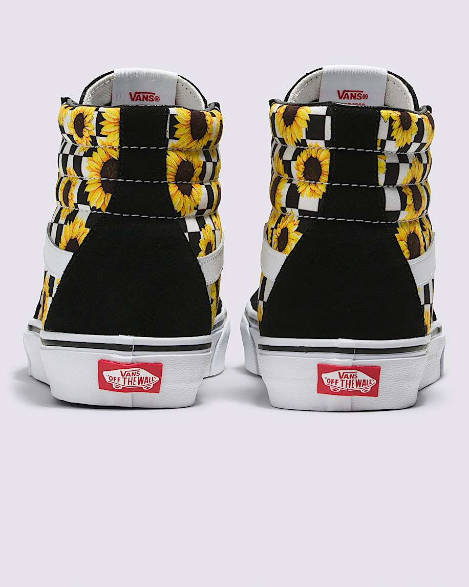 customs sk8-hi checkerboard shoe