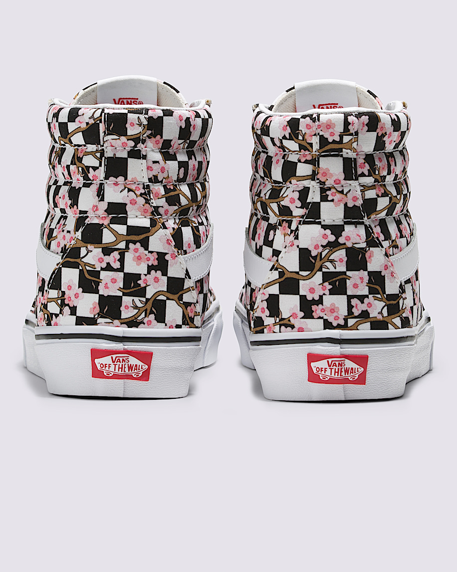 customs sk8-hi checkerboard shoe